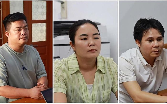 Các đối tượng bị khởi tố. Ảnh: Bộ Công an