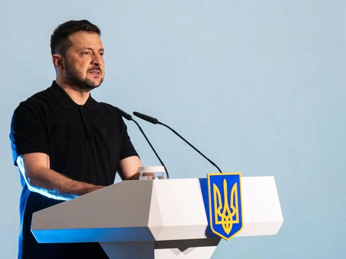 Tổng thống Ukraine Volodymyr Zelensky. Ảnh: Reuters