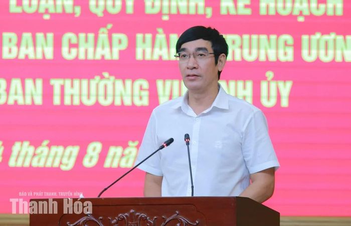 Trưởng Ban Nội chính Tỉnh ủy Nguyễn Ngọc Tiến quán triệt Chỉ thị số 06-CT/TW của Bộ Chính trị về tăng cường sự lãnh đạo của Đảng đối với công tác kiểm sát nhân dân trong giai đoạn mới.