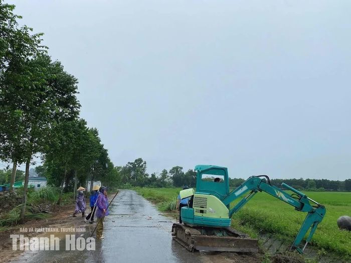 Tính đến chiều 24/8, nhiều khu vực đã được các lực lượng dọn dẹp, giảm thiểu tối đa nguy cơ ngập úng cục bộ do mưa lớn kéo dài.