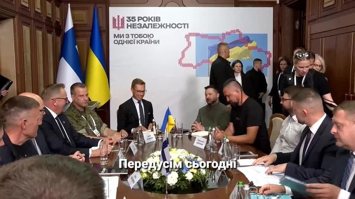 Ukraine và Phần Lan ngày 23/8 ký ba bản ghi nhớ hợp tác trong lĩnh vực công nghiệp quốc phòng. Ảnh: Turkiyetoday.