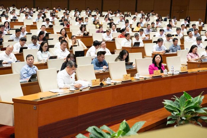 Các đại biểu tham dự phiên họp. Ảnh: Cổng thông tin điện tử Quốc hội.