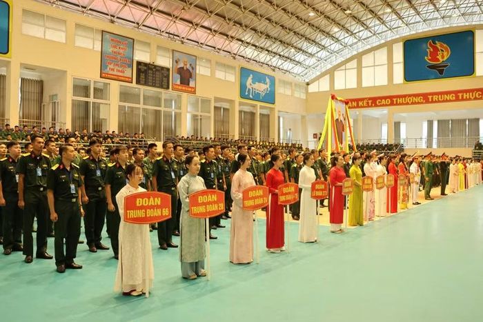 Quân đoàn 34 khai mạc Hội thao Thể dục thể thao năm 2026. Ảnh: N.T
