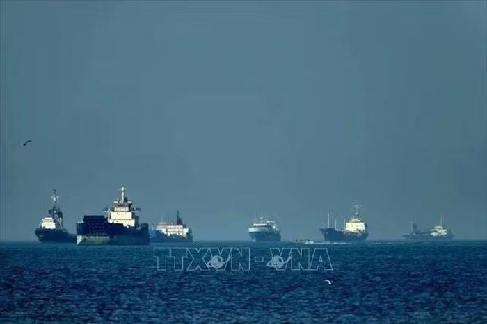 Quang cảnh Eo biển Hormuz. Ảnh: IRNA, THX/TTXVN phát