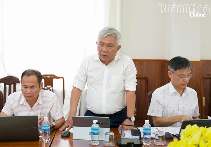 Lãnh đạo Sở Nông nghiệp và Môi trường đề nghị chủ đầu tư tiếp tục rà soát các nội dung liên quan đến đất đai, môi trường và khoáng sản khi triển khai dự án.