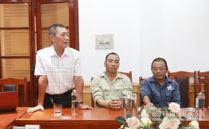 Đại diện đơn vị liên quan phát biểu ý kiến tại buổi kiểm tra