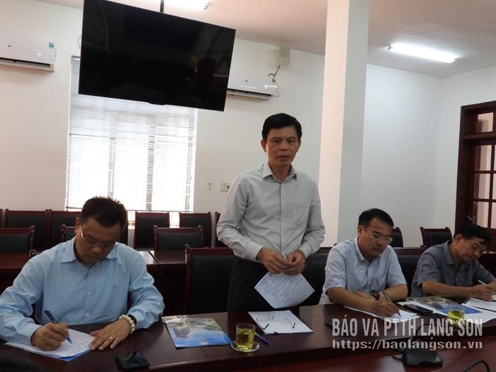 Thứ trưởng Bộ Xây dựng Lê Anh Tuấn phát biểu kết luận cuộc kiểm tra