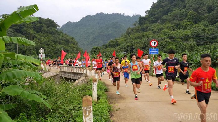 Các vận động viên tranh tài tại Giải bán marathon "Phong Hải Xanh".