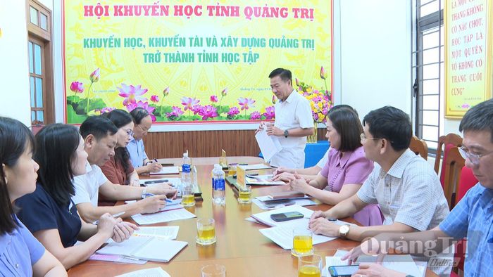 Quang cảnh buổi làm việc - Ảnh: N.L