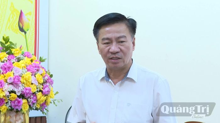 Đồng chí Đào Mạnh Hùng, Phó Chủ tịch Thường trực Ủy ban MTTQ Việt Nam tỉnh phát biểu kết luận tại buổi làm việc - Ảnh: N.L