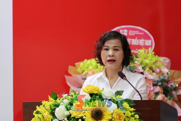 Lãnh đạo Ngân hàng Phát triển Việt Nam, Chi nhánh Sơn La phát biểu khai mac huấn luyện