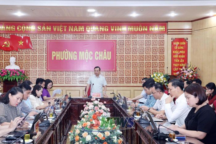 Họp chuẩn bị tổ chức các hoạt động Tuần Văn hóa - Du lịch Mộc Châu năm 2026.