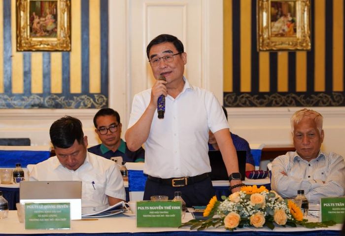 PGS.TS Nguyễn Thế Vinh - Phó Hiệu trưởng Trường Đại học Mỏ - Địa chất - Ảnh: Petrotimes