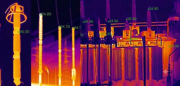 Giám sát nhiệt độ thiết bị thông qua camera nhiệt AI.