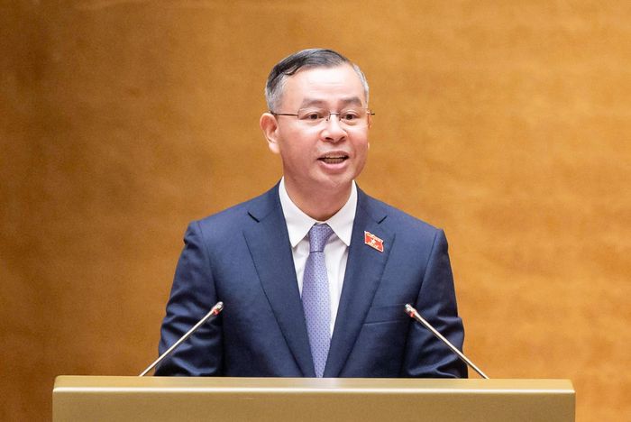 Bộ trưởng Bộ Tài chính Ngô Văn Tuấn. Ảnh: Media Quốc hội.