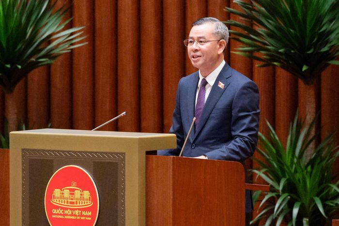 Bộ trưởng Bộ Tài chính Ngô Văn Tuấn. Ảnh: Media Quốc hội.