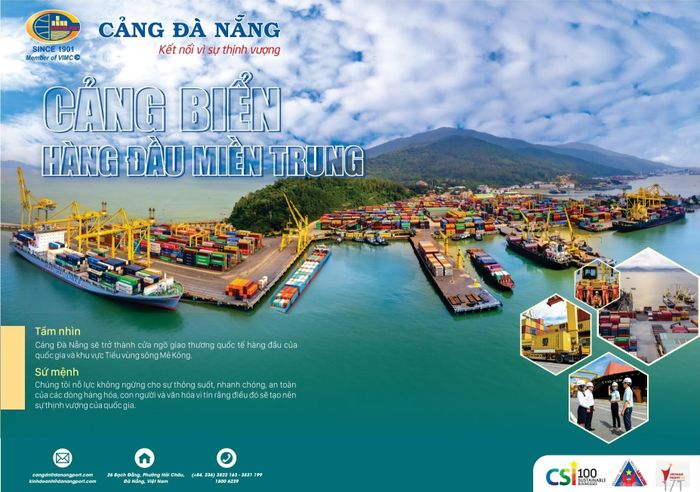 Được thành lập từ năm 1901, trải qua những thăng trầm của lịch sử, sự phát triển của Cảng Đà Nẵng luôn gắn liền với sự phát triển của thành phố Đà Nẵng, góp phần chung vào công cuộc bảo vệ an ninh tổ quốc, phát triển kinh tế xã hội địa phương và miền Trung.