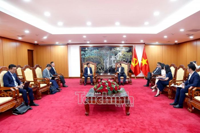 Quang cảnh buổi tiếp. Ảnh: Đức Minh