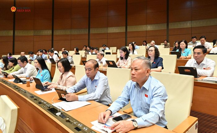Các đại biểu tham dự phiên họp. Ảnh: Quang Khánh