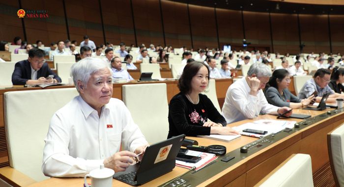 Các đại biểu tham dự phiên họp. Ảnh: Khánh Duy