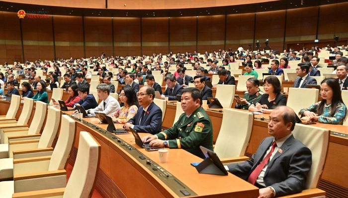 Các đại biểu dự phiên họp. Ảnh: Quang Khánh