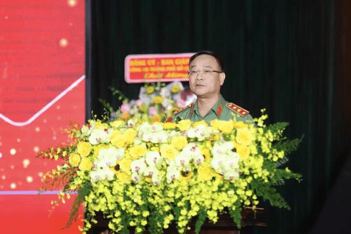 Thứ trưởng Bộ Công an, Thượng tướng Phạm Thế Tùng phát biểu