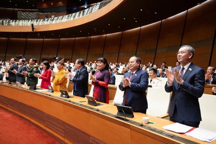 Đoàn ĐBQH Quảng Ninh tại phiên họp chiều ngày 24/8. Ảnh: Media Quốc hội