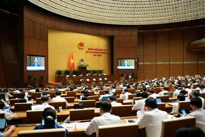 Quang cảnh hội trường - Ảnh: CTTĐTQH