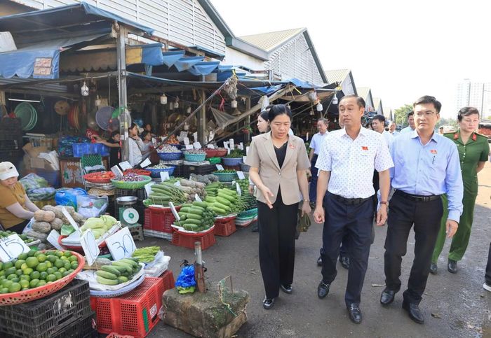 Hội đồng nhân dân cùng với lực lượng liên ngành TP Hồ Chí Minh thực hiện việc giám sát tại các chợ đầu mối.
