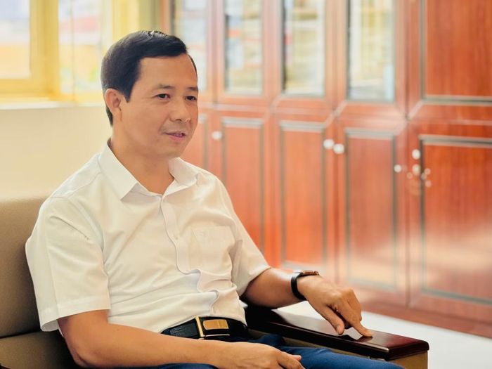 TS. Nguyễn Văn Hưng - Phó Giám đốc Sở Giáo dục và Đào tạo tỉnh Thái Nguyên chia sẻ về hoạt động CĐS trong lĩnh vực giáo dục của địa phương.