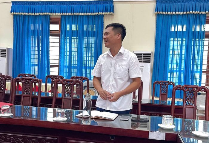 Đồng chí Nông Thanh Oai, Chi ủy viên xóm Bản Chấu, xã Sảng Mộc,