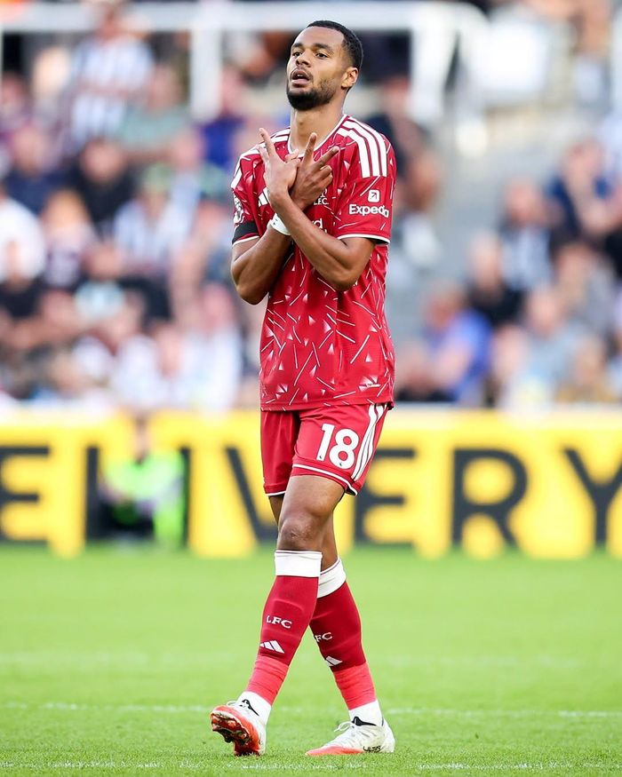 Cody Gakpo có bàn thắng cân bằng tỷ số cho Liverpool ở đầu hiệp hai