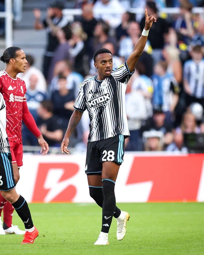 Chỉ hai phút sau Joe Willock một lần nữa đưa Newcastle lên dẫn trước trong cuộc đối đầu với Liverpool