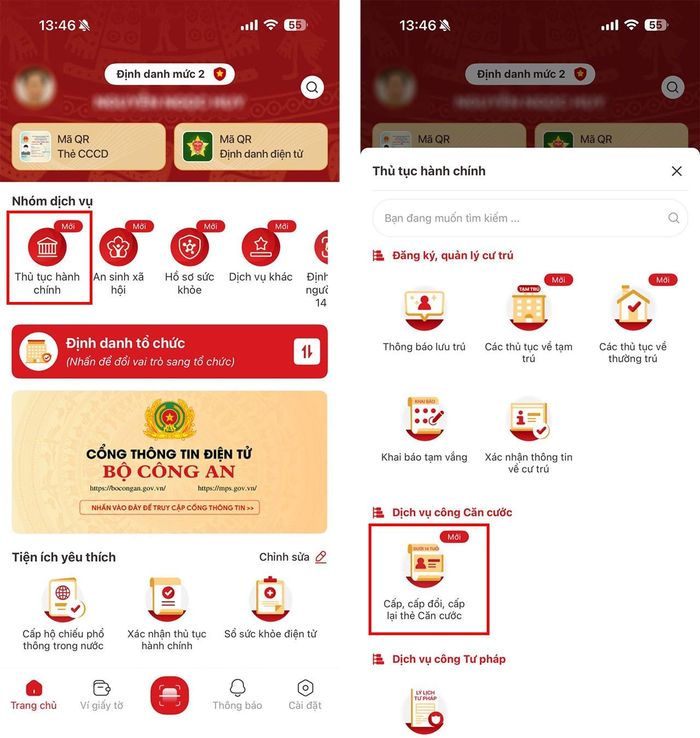 Bước 3: Chọn đúng lý do cấp đổi để được miễn lệ phí