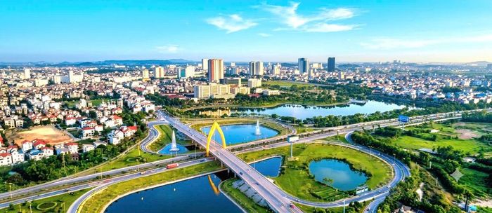 Một góc thành phố Bắc Ninh. Ảnh: Nguyễn Ánh