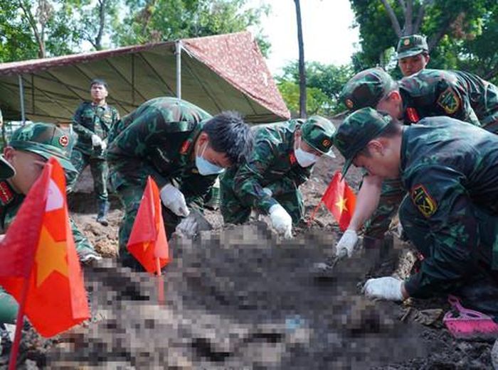 Đã phát hiện, quy tập 445 bộ hài cốt Liệt sĩ tại Công viên Lê Thị Riêng