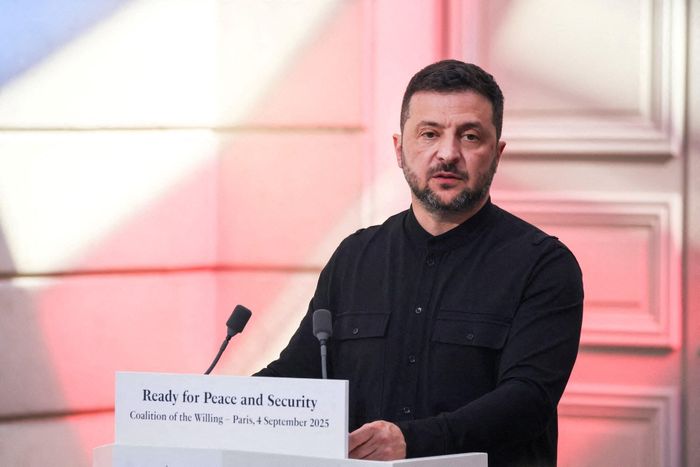 Tổng thống Ukraine Volodymyr Zelensky