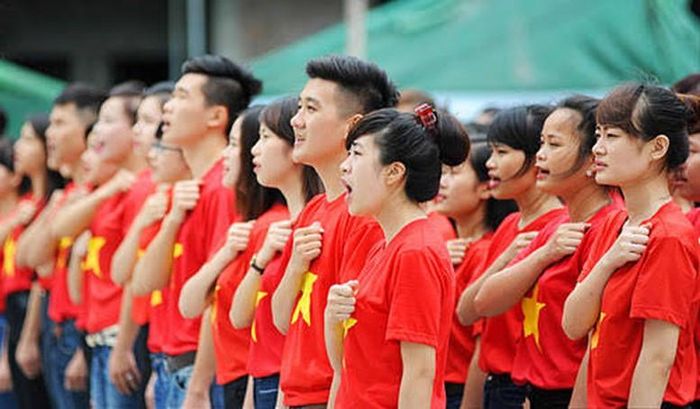 Bộ VHTTDL đang lấy ý kiến hồ sơ Dự thảo Nghị định quy định về việc sử dụng Quốc ca. Ảnh: M.H