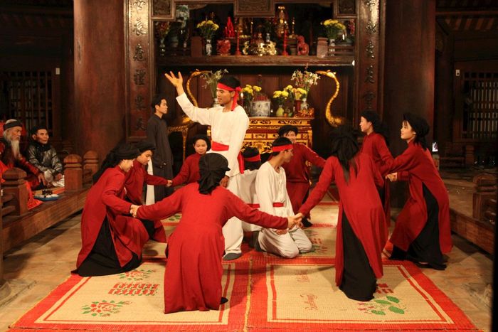 Hình ảnh các loại hình di sản văn hóa phi vật thể được giới thiệu tại triển lãm. Ảnh: BTC