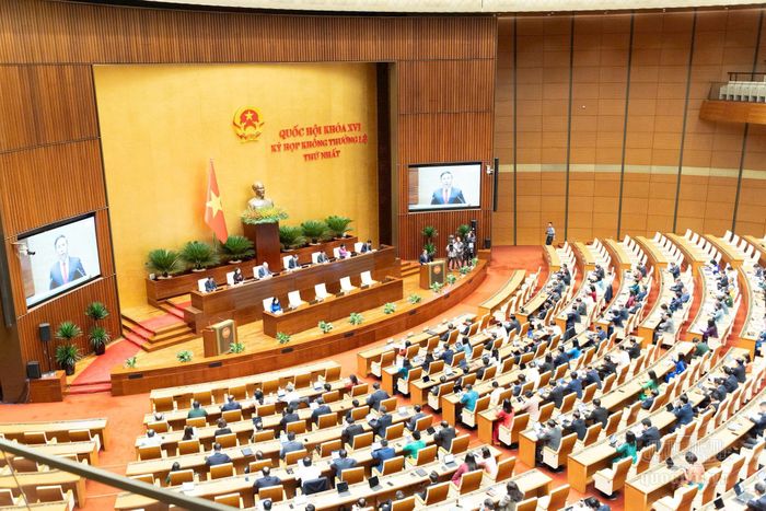 Quang cảnh phiên làm việc chiều 24-8. Ảnh: quochoi.vn
