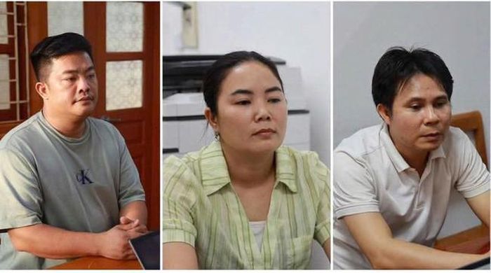 Các đối tượng liên quan đến vụ án (ảnh Bộ Công an).