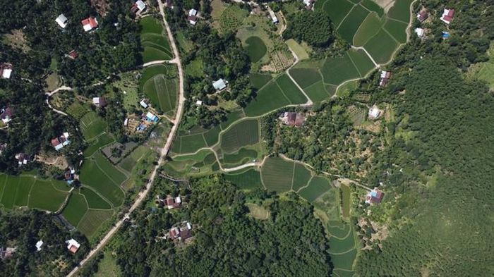 Làng cổ Lộc Yên nằm ở phía Tây Nam của TP Đà Nẵng, cách trung tâm khoảng 90km. Ảnh: Bích Vân