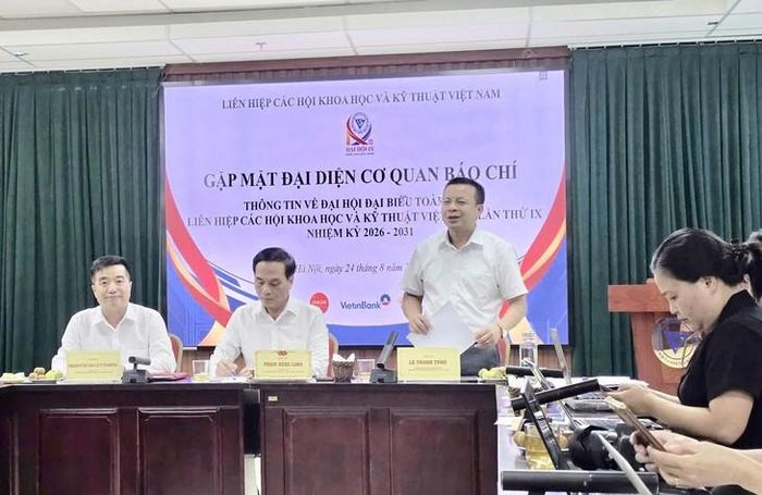 Ban Tổ chức cho biết, Đại hội IX có 489 đại biểu chính thức, đại diện cho đội ngũ trí thức khoa học và công nghệ cùng các tổ chức thành viên trong hệ thống Liên hiệp Hội Việt Nam. Ảnh: T.H