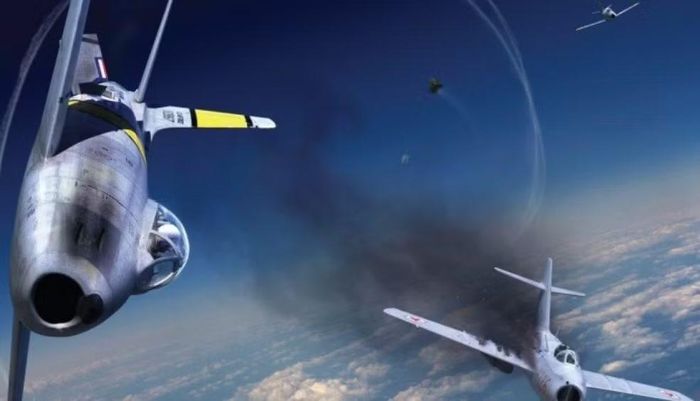 Đối thủ trực tiếp nổi tiếng nhất của nó là F-86 Sabre, một tiêm kích Mỹ có khả năng cơ động và hệ thống ngắm bắn được đánh giá cao.