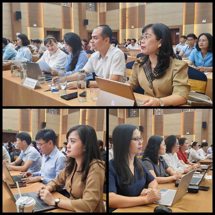 Các học viên tham gia lớp tập huấn