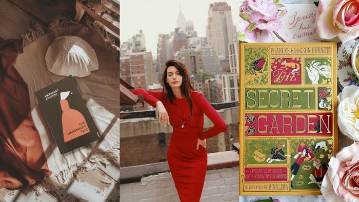 Anne Hathaway yêu thích việc đọc sách. Ảnh: Instagram/ Times Now News.