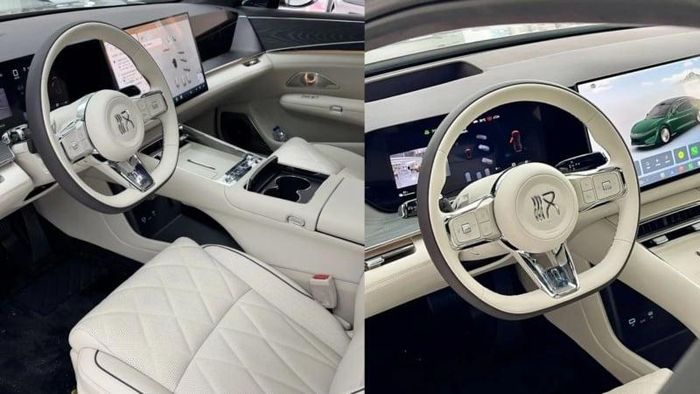 Không gian hàng ghế trước của BYD Da Han. Ảnh: Pinche Xinbaimei.