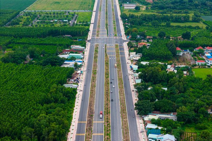 Khu vực dự kiến xây ga Tuy Hạ nằm cạnh tuyến đường 25B, phường Nhơn Trạch, TP Đồng Nai.