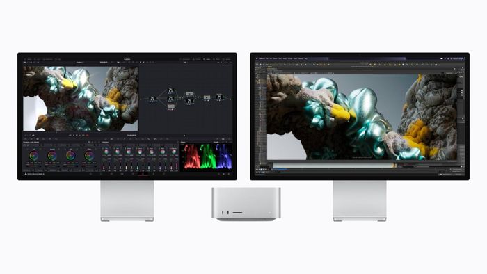  M5 Max và M5 Ultra được sinh ra cho tác vụ đồ họa và AI cỡ lớn. Ảnh: Apple. 