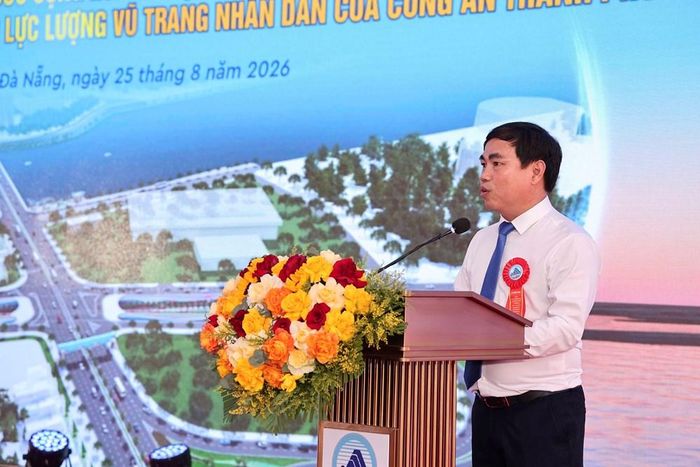 Đại diện chủ đầu tư phát biểu tại Lễ khởi công